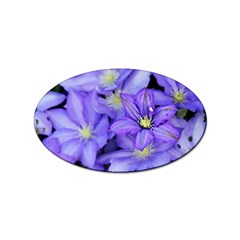 Purple Wildflowers For Fms Sticker 10 Pack (oval) by FunWithFibro
