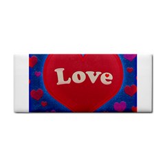 Love Theme Concept  Illustration Motif  Hand Towel by dflcprints