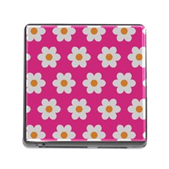 Daisies Memory Card Reader With Storage (square) by SkylineDesigns