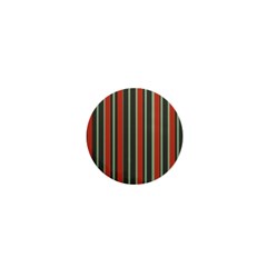 Festive Stripe 1  Mini Button Magnet by Colorfulart23