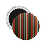 Festive Stripe 2.25  Button Magnet