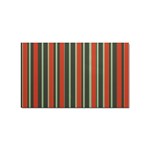 Festive Stripe Sticker 100 Pack (Rectangle)