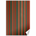 Festive Stripe Canvas 12  x 18  (Unframed)