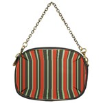 Festive Stripe Chain Purse (One Side)