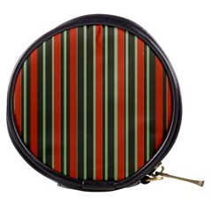 Festive Stripe Mini Makeup Case by Colorfulart23