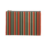 Festive Stripe Cosmetic Bag (Large)