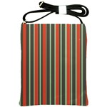 Festive Stripe Shoulder Sling Bag