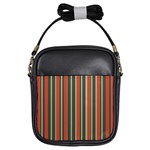 Festive Stripe Girl s Sling Bag