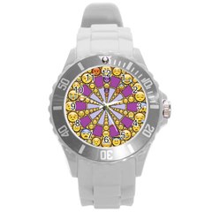 Circle Of Emotions Plastic Sport Watch (large) by FunWithFibro