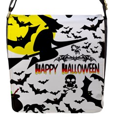 Happy Halloween Collage Flap Closure Messenger Bag (small) by StuffOrSomething
