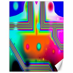 Crossroads Of Awakening, Abstract Rainbow Doorway  Canvas 12  X 16  (unframed) by DianeClancy