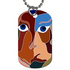 Abstract God Dog Tag (two-sided)  by AlfredFoxArt