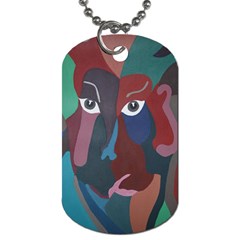 Abstract God Pastel Dog Tag (one Sided) by AlfredFoxArt