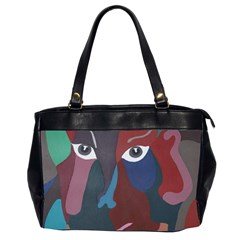 Abstract God Pastel Oversize Office Handbag (two Sides) by AlfredFoxArt