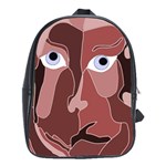 Abstract God Lilac School Bag (Large)