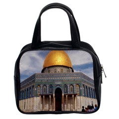 The Dome Of The Rock  Classic Handbag (two Sides)