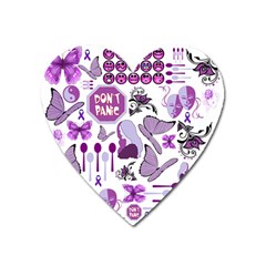 Fms Mash Up Magnet (heart) by FunWithFibro