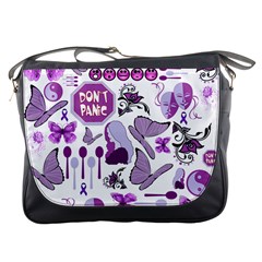 Fms Mash Up Messenger Bag by FunWithFibro