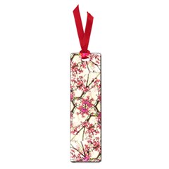 Red Deco Geometric Nature Collage Floral Motif Small Bookmark by dflcprints