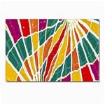 Multicolored Vibrations Postcards 5  x 7  (10 Pack)