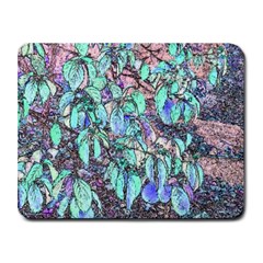 Colored Pencil Tree Leaves Drawing Small Mouse Pad (rectangle)