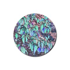 Colored Pencil Tree Leaves Drawing Drink Coasters 4 Pack (round) by LokisStuffnMore