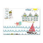 Summer Holiday A4 Sticker 100 Pack