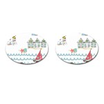 Summer Holiday Cufflinks (Oval)