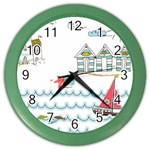 Summer Holiday Wall Clock (Color)