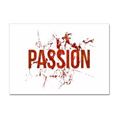 Passion And Lust Grunge Design A4 Sticker 10 Pack by dflcprints