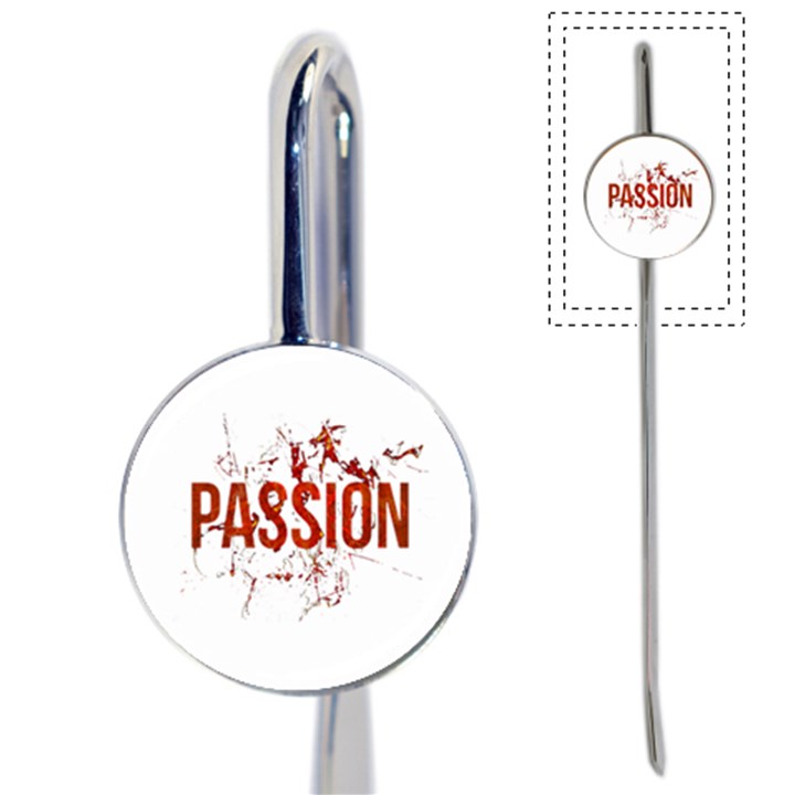 Passion and Lust Grunge Design Bookmark