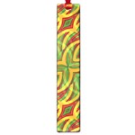 Tropical Colors Abstract Geometric Print Large Bookmark Front