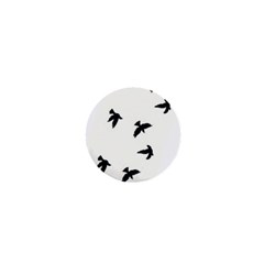 Waterproof Temporary Tattoo -----three Birds 1  Mini Button by zaasim