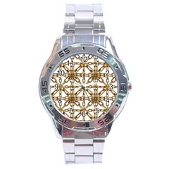 Chain Pattern Collage Stainless Steel Watch by dflcprints