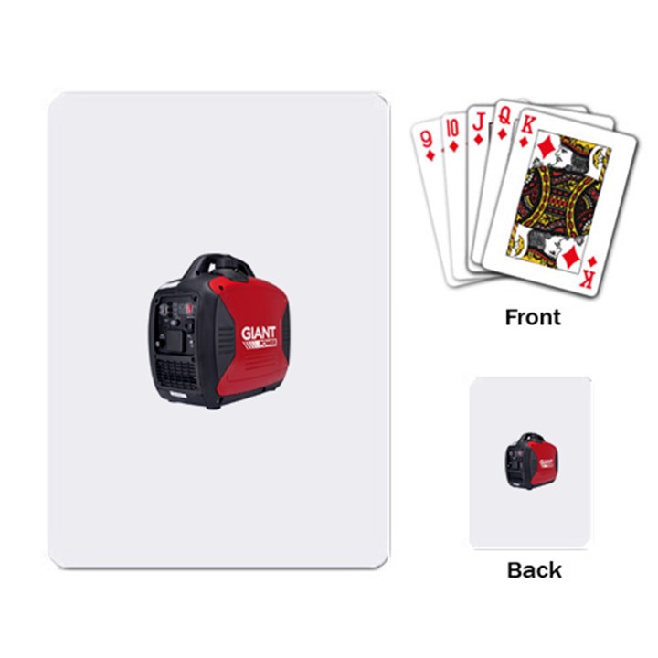 2000W Petrol Inverter Generator Playing Cards Single Design