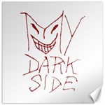 My Dark Side Typographic Design Canvas 12  x 12  (Unframed)