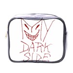 My Dark Side Typographic Design Mini Travel Toiletry Bag (One Side)