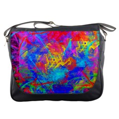 Colour Chaos  Messenger Bag by icarusismartdesigns