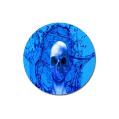 Alien Blue Magnet 3  (round) by icarusismartdesigns