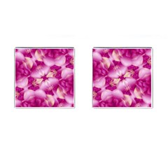 Beauty Pink Abstract Design Cufflinks (square) by dflcprints