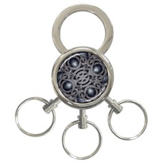 Mystic Arabesque 3-ring Key Chain by dflcprints