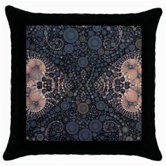 Elegant Delight Black Throw Pillow Case by OCDesignss