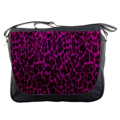 Pink Leopard  Messenger Bag by OCDesignss