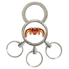 Alien Spider 3-ring Key Chain by dflcprints