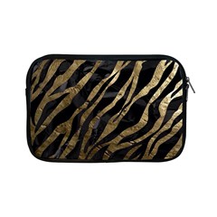 Gold Zebra  Apple Ipad Mini Zippered Sleeve by OCDesignss