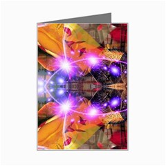 Abstract Flower Mini Greeting Card