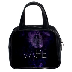 Vape Purple Smoke  Classic Handbag (two Sides) by OCDesignss