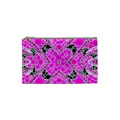 Bling Pink Black Kieledescope  Cosmetic Bag (small) by OCDesignss