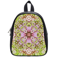 Crazy Abstract Pattern School Bag (small) by OCDesignss