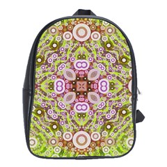 Crazy Abstract Pattern School Bag (xl) by OCDesignss